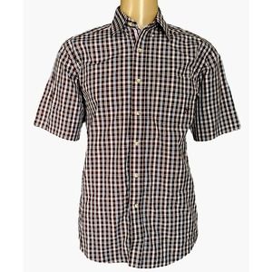 Ariat Pro Series Button Down Shirt Men Size Small Work Causal Plaid Short Sleeve